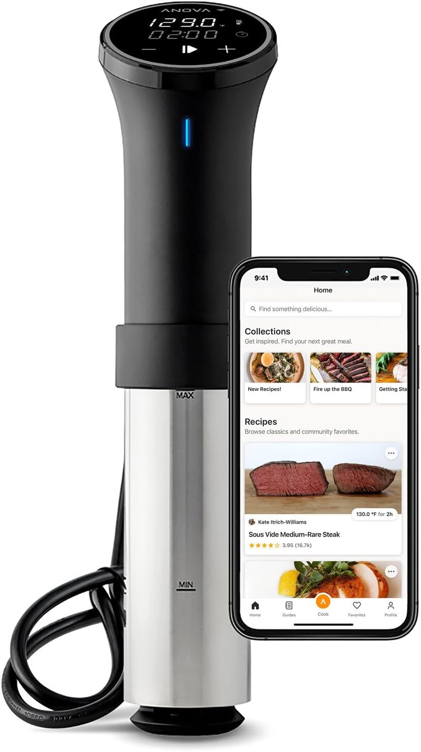 Anova Culinary Sous Vide Precision Cooker 3.0 (WiFi), 1100 Watts, Stainless Steel Anova Culinary Sous Vide Precision Cooker 3.0 (WiFi), 1100 Watts, Stainless Steel