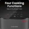 Chefman TurboX 4-in-1 Air Fryer, 5-Quart Airfryer for Extra Crispy Chicken, Fries, Wings, and More, Air Fry, Bake, Reheat, and Frozen Functions, Digital Touch Controls, Dishwasher Safe - Gray Chefman TurboX 4-in-1 Air Fryer, 5-Quart Airfryer for Extra Crispy Chicken, Fries, Wings, and More, Air Fry, Bake, Reheat, and Frozen Functions, Digital Touch Controls, Dishwasher Safe - Gray