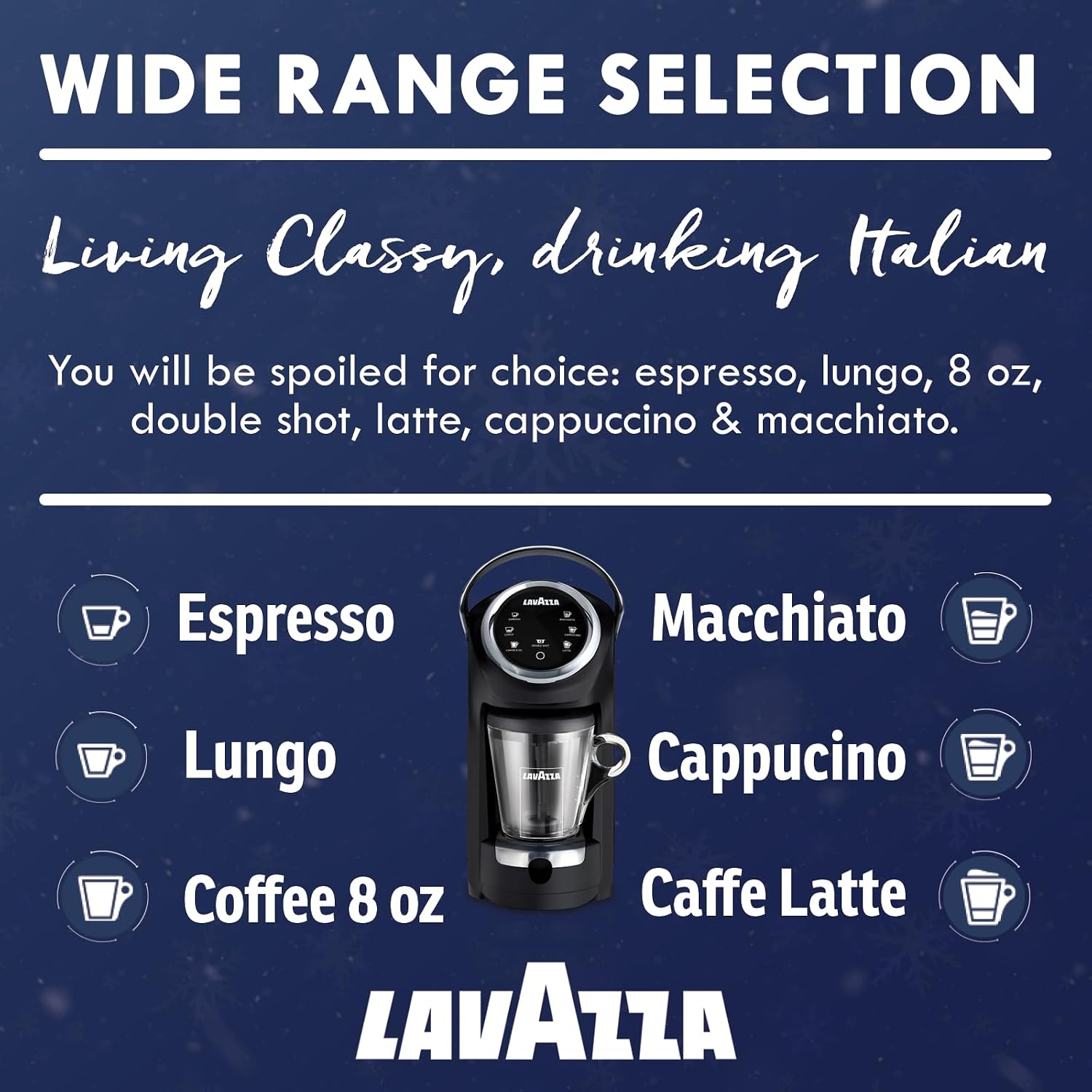 Lavazza Classy Plus Coffee Maker – 72 Count Intenso Espresso Capsules – Dual Brew Espresso & Lungo Machine Compatible Expert Capsules Lavazza Classy Plus Coffee Maker – 72 Count Intenso Espresso Capsules – Dual Brew Espresso & Lungo Machine Compatible Expert Capsules - Image 6