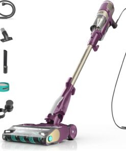 Shark PowerDetect Corded Stick Vacuum, HEPA, Pet Hair, Purple, HZ4001AMZ