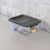 Sterilite Modular Stacker Box with Latching Lid, 16 Quart, 6-Pack | Clear Plastic Storage Bins - Stackable Organizing Container Boxes for Closet, Bathroom, and Office Sterilite Modular Stacker Box with Latching Lid, 16 Quart, 6-Pack | Clear Plastic Storage Bins - Stackable Organizing Container Boxes for Closet, Bathroom, and Office
