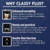 Lavazza Classy Plus Coffee Maker – 72 Count Intenso Espresso Capsules – Dual Brew Espresso & Lungo Machine Compatible Expert Capsules Lavazza Classy Plus Coffee Maker – 72 Count Intenso Espresso Capsules – Dual Brew Espresso & Lungo Machine Compatible Expert Capsules
