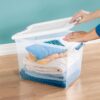 Sterilite Latching Box with Lids for Home and Office, 25 Quart, 24-Pack | Heavy-Duty and Stackable Plastic Containers with Latches for Closet, Cabinet, Bedroom, Bathroom and Dorm Room Organization Sterilite Latching Box with Lids for Home and Office, 25 Quart, 24-Pack | Heavy-Duty and Stackable Plastic Containers with Latches for Closet, Cabinet, Bedroom, Bathroom and Dorm Room Organization
