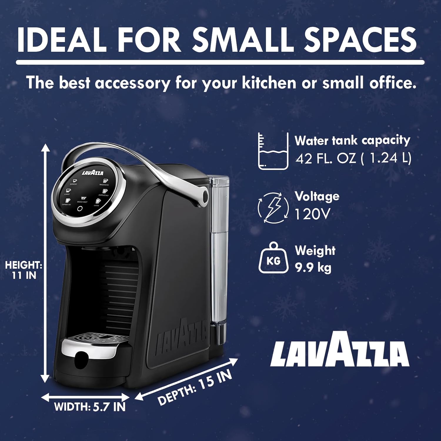 Lavazza Classy Plus Coffee Maker – 72 Count Intenso Espresso Capsules – Dual Brew Espresso & Lungo Machine Compatible Expert Capsules Lavazza Classy Plus Coffee Maker – 72 Count Intenso Espresso Capsules – Dual Brew Espresso & Lungo Machine Compatible Expert Capsules - Image 9