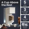 Chefman Caffeinator Single Serve Coffee Maker, Brew Kcups & Grounds, Drip Coffee Machine with Brew Strength Settings, Iced Coffee Function, 45 oz. Removable Water Reservoir Chefman Caffeinator Single Serve Coffee Maker, Brew Kcups & Grounds, Drip Coffee Machine with Brew Strength Settings, Iced Coffee Function, 45 oz. Removable Water Reservoir