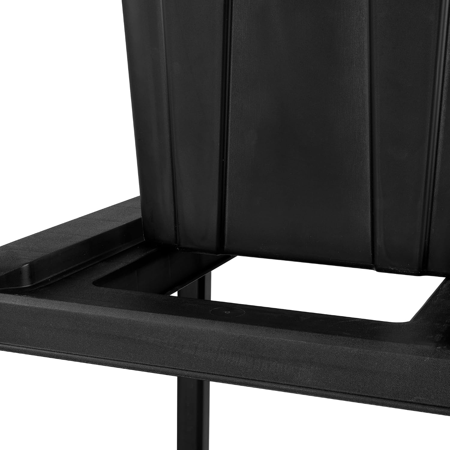 Sterilite 4-Tier Tote Rack with 4-Pack 27 Gallon Industrial Storage Totes | Shelving Unit and Heavy-Duty and Stackable Utility Box Containers for Home, Office, and Basement Organization, Black/Yellow Sterilite 4-Tier Tote Rack with 4-Pack 27 Gallon Industrial Storage Totes | Shelving Unit and Heavy-Duty and Stackable Utility Box Containers for Home, Office, and Basement Organization, Black/Yellow - Image 8