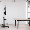 VIVO Aluminum Mobile TV Cart for 32 to 100 inch Screens up to 220 lbs, LCD LED OLED 4K Smart Flat and Curved Panels, Heavy Duty Stand, Shelf, Wheels, Max VESA 1000x600, Black, STAND-TV22B VIVO Aluminum Mobile TV Cart for 32 to 100 inch Screens up to 220 lbs, LCD LED OLED 4K Smart Flat and Curved Panels, Heavy Duty Stand, Shelf, Wheels, Max VESA 1000x600, Black, STAND-TV22B