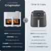 Chefman Crispinator Air Fryer 7-in-1 with 8 Qt Capacity, 450°F Max Temp & TurboFry Pro Technology for Fast, Even Results, Bake, Broil, Dehydrate, Viewing Window, Nonstick Ceramic-Coated Basket