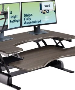 Vari Pro Plus 36 Standing Desk Converter – Spring-Loader Lift – Espresso