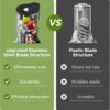 Cold Press Juicer Machine, 5.4" Wide Self-Feeding Chute | Masticating Juice Extractor for Whole Fruits & Vegetables,Large Auger & Triple Strainers, High Juice Yield, Easy to Clean Cold Press Juicer Machine, 5.4" Wide Self-Feeding Chute | Masticating Juice Extractor for Whole Fruits & Vegetables,Large Auger & Triple Strainers, High Juice Yield, Easy to Clean