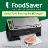 FoodSaver V4400 2-in-1 Vacuum Sealer Machine with Automatic Vacuum Sealer Bag Detection and Starter Kit