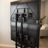 VIVO Mobile TV Cart for 32 to 65 inch Dual Screens up to 70 lbs Each, LCD LED OLED 4K Smart Flat and Curved Panels, Rolling Stand for 2 TV’s, Locking Wheels, Max VESA 600x400, Black, STAND-TV03E2