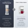 Chefman Caffeinator Single Serve Coffee Maker, Brew Kcups & Grounds, Drip Coffee Machine with Brew Strength Settings, Iced Coffee Function, 45 oz. Removable Water Reservoir Chefman Caffeinator Single Serve Coffee Maker, Brew Kcups & Grounds, Drip Coffee Machine with Brew Strength Settings, Iced Coffee Function, 45 oz. Removable Water Reservoir
