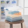 Sterilite Latching Box with Lids for Home and Office, 25 Quart, 24-Pack | Heavy-Duty and Stackable Plastic Containers with Latches for Closet, Cabinet, Bedroom, Bathroom and Dorm Room Organization Sterilite Latching Box with Lids for Home and Office, 25 Quart, 24-Pack | Heavy-Duty and Stackable Plastic Containers with Latches for Closet, Cabinet, Bedroom, Bathroom and Dorm Room Organization