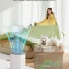 GoveeLife Smart Air Purifier for Home Large Rooms, Covers up to 1046 ft² | PM2.5 Monitor, 24dB Sleep Mode, 3-in-1 Filter Air Purifier with App and Alexa Control for Pet Hair, Odors, Pollen and Smoke