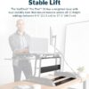 Vari Pro Plus 36 Standing Desk Converter – Spring-Loader Lift – Espresso