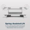 Vari Pro Plus 36 Standing Desk Converter – Spring-Loader Lift – White