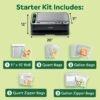FoodSaver V4400 2-in-1 Vacuum Sealer Machine with Automatic Vacuum Sealer Bag Detection and Starter Kit