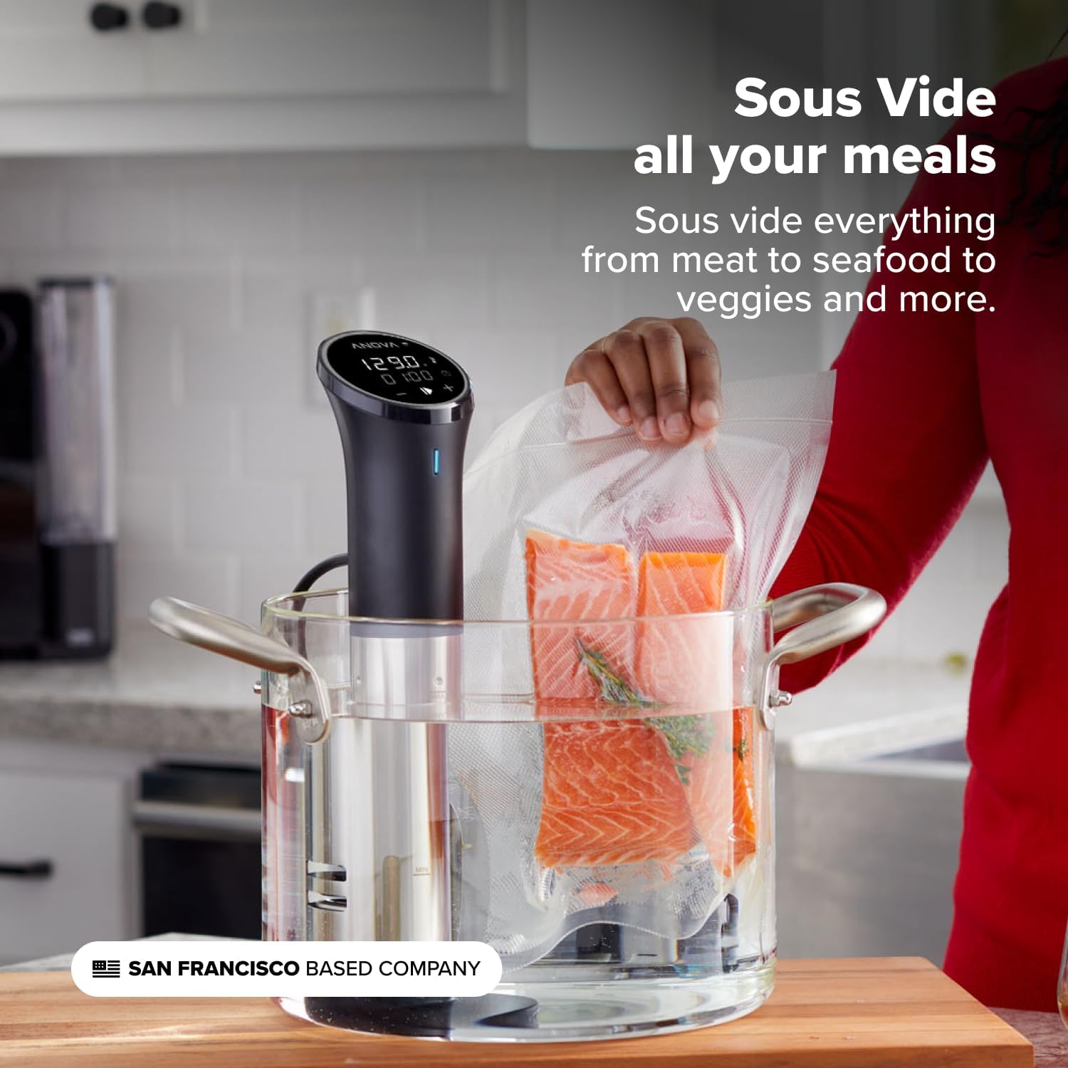 Anova Culinary Sous Vide Precision Cooker 3.0 (WiFi), 1100 Watts, Stainless Steel Anova Culinary Sous Vide Precision Cooker 3.0 (WiFi), 1100 Watts, Stainless Steel - Image 10
