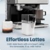 Chefman Coffee Maker Espresso Machine Combo, 8-in-1 Coffee Station with Automatic Milk Frother for Lattes, Cappuccinos, Macchiatos, 20-Bar Pump, 12-Cup Carafe & 3L Water Tank - Black Chefman Coffee Maker Espresso Machine Combo, 8-in-1 Coffee Station with Automatic Milk Frother for Lattes, Cappuccinos, Macchiatos, 20-Bar Pump, 12-Cup Carafe & 3L Water Tank - Black