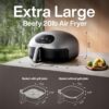 Typhur Dome 2 Large AI Smart Air Fryer, 15-in-1 Dual Heating, Self-Cleaning | Top & Bottom Heating | PFAS-Free Ceramic Basket | Fits 12" Pizza or Steaks | Whisper-Quiet | Dishwasher Safe | Silver | 120V Typhur Dome 2 Large AI Smart Air Fryer, 15-in-1 Dual Heating, Self-Cleaning | Top & Bottom Heating | PFAS-Free Ceramic Basket | Fits 12" Pizza or Steaks | Whisper-Quiet | Dishwasher Safe | Silver | 120V