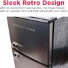 Frigidaire, 2 Door Apartment Size Refrigerator/Freezer Combo, 7.5 cu ft, Platinum Series, Stainless, 23" D x 21.5" W x 55.5" H