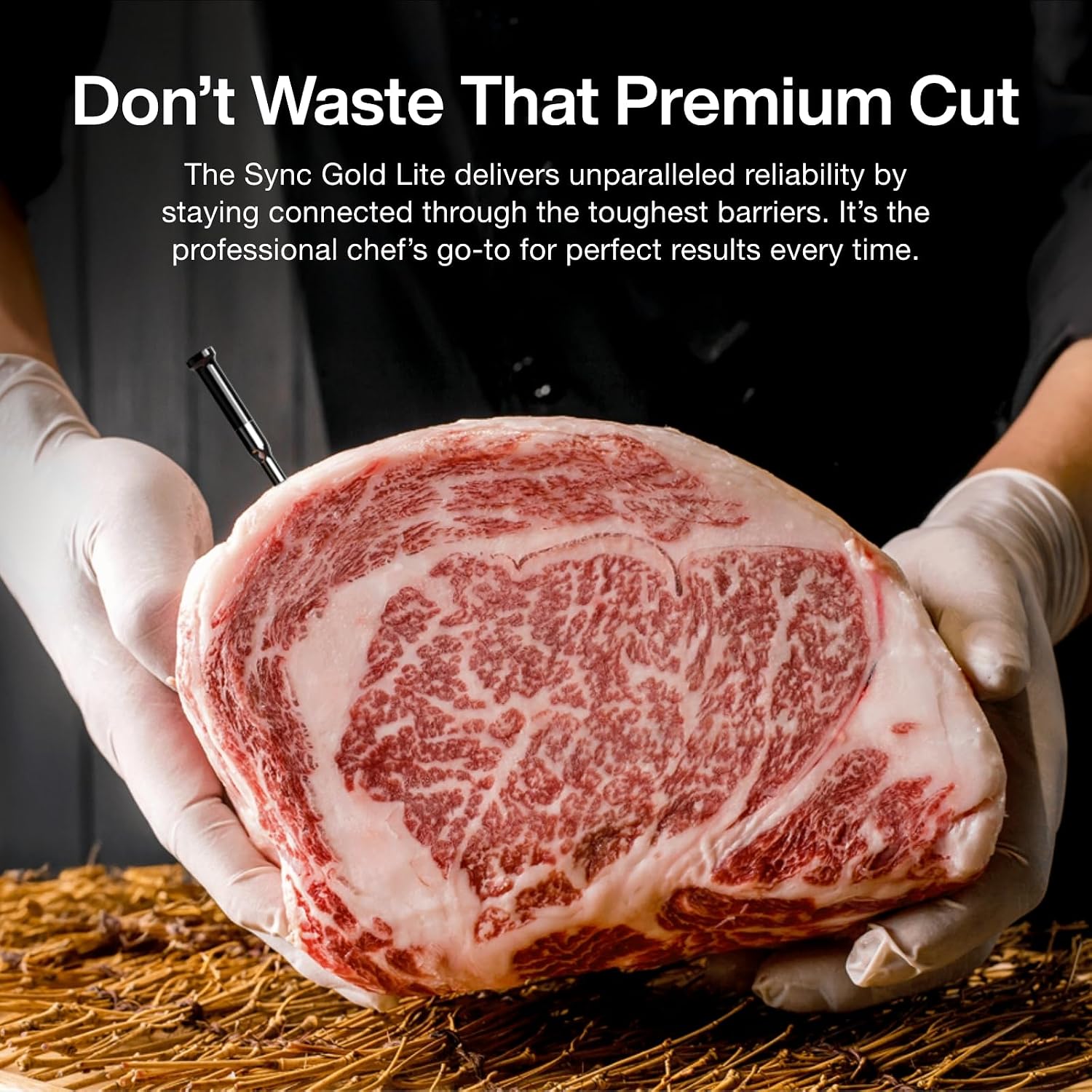Sync Gold Wireless WiFi Meat Thermometer, 4 Slim Probes, 6 Sensors, 10x Stronger Signal, ±0.5℉ Accuracy, Smart Base Direct Setup, Reliable Reading Through Kamado Grill, BBQ, Oven, Smoker, Air Fryer Sync Gold Wireless WiFi Meat Thermometer, 4 Slim Probes, 6 Sensors, 10x Stronger Signal, ±0.5℉ Accuracy, Smart Base Direct Setup, Reliable Reading Through Kamado Grill, BBQ, Oven, Smoker, Air Fryer - Image 4