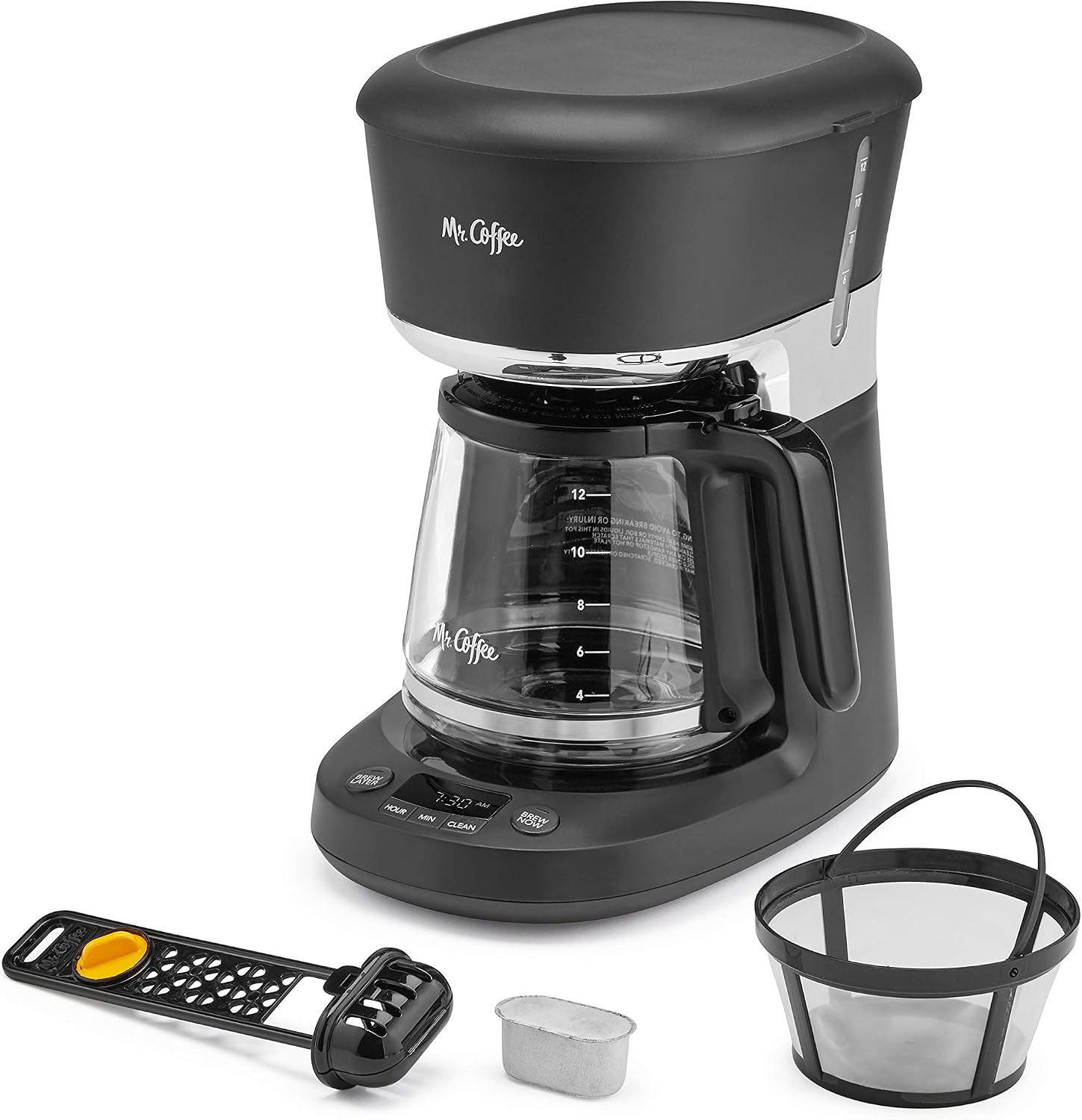 Mr. Coffee 12 Cup Dishwashable Coffee Maker with Advanced Water Filtration & Permanent Filter Mr. Coffee 12 Cup Dishwashable Coffee Maker with Advanced Water Filtration & Permanent Filter