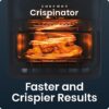 Chefman Crispinator Air Fryer 6-in-1 with 8 Qt capacity, 450°F Max Temp with TurboFry Pro Technology for Fast and Even Results, Viewing Window, Nonstick Ceramic Basket