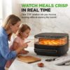 NutriChef 6 Quart Extra Large Air Fryer with 11-in-1 Cooking Presets | Extra-Large Basket Fits Up to 12” Pizza | Adjustable Temperature 450F & Timer Range | Dual Heat Source Technology | Grey NutriChef 6 Quart Extra Large Air Fryer with 11-in-1 Cooking Presets | Extra-Large Basket Fits Up to 12” Pizza | Adjustable Temperature 450F & Timer Range | Dual Heat Source Technology | Grey