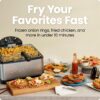 Chefman 4.5 Liter Deep Fryer w/Basket Strainer, XL Jumbo Size, Adjustable Temperature & Timer, Perfect for Fried Chicken, Shrimp, French Fries, Chips & More, Removable Oil-Container, Stainless Steel