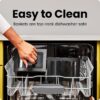 CHEFMAN 6 Quart Dual Basket Air Fryer Oven with Easy View Windows, Sync Finish, Hi-Fry, Auto Shutoff, 2 Independent 3Qt Nonstick Dishwasher Safe Frying Baskets, Digital Double Air Fryer - Black CHEFMAN 6 Quart Dual Basket Air Fryer Oven with Easy View Windows, Sync Finish, Hi-Fry, Auto Shutoff, 2 Independent 3Qt Nonstick Dishwasher Safe Frying Baskets, Digital Double Air Fryer - Black