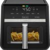 Chefman Air Fryer 9 Qt | TurboFry 7-in-1 High-Powered 450°F Cooking for Crispier and Even Results | XL Basket with Viewing Window | Air Fry, Bake, Broil, Reheat, Dehydrate, Defrost, Keep Warm