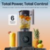 Chefman Obliterator 48 oz Countertop Blender for Smoothies, 1380W Motor to Crush Ice, Nuts, and Frozen Fruit with Stainless Steel Blade, Auto Blend Function, Includes Tamper and Scraper Chefman Obliterator 48 oz Countertop Blender for Smoothies, 1380W Motor to Crush Ice, Nuts, and Frozen Fruit with Stainless Steel Blade, Auto Blend Function, Includes Tamper and Scraper