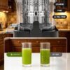 Cold Press Juicer Machine, 5.4" Wide Self-Feeding Chute | Masticating Juice Extractor for Whole Fruits & Vegetables,Large Auger & Triple Strainers, High Juice Yield, Easy to Clean Cold Press Juicer Machine, 5.4" Wide Self-Feeding Chute | Masticating Juice Extractor for Whole Fruits & Vegetables,Large Auger & Triple Strainers, High Juice Yield, Easy to Clean