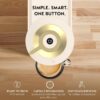 Nespresso Vertuo Next Coffee and Espresso Maker by De'Longhi, Creamy White and Gold