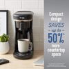 Mr. Coffee Coffee Maker, Programmable Coffee Machine for Single Serve or Carafe Coffee, 10 Cups, Black Mr. Coffee Coffee Maker, Programmable Coffee Machine for Single Serve or Carafe Coffee, 10 Cups, Black