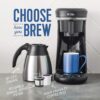 Mr. Coffee Coffee Maker, Programmable Coffee Machine for Single Serve or Carafe Coffee, 10 Cups, Black Mr. Coffee Coffee Maker, Programmable Coffee Machine for Single Serve or Carafe Coffee, 10 Cups, Black