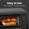Chefman Air Fryer Toaster Oven Combo, Countertop Oven for Quick & Healthy Meals, Bake, Broil, Air Fry, Toast, and Bagel Functions, 450°F Max Temp, 4 Slice Toaster Oven Air Fryer Combo