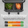 CHEFMAN 6 Quart Dual Basket Air Fryer Oven with Easy View Windows, Sync Finish, Hi-Fry, Auto Shutoff, 2 Independent 3Qt Nonstick Dishwasher Safe Frying Baskets, Digital Double Air Fryer - Black CHEFMAN 6 Quart Dual Basket Air Fryer Oven with Easy View Windows, Sync Finish, Hi-Fry, Auto Shutoff, 2 Independent 3Qt Nonstick Dishwasher Safe Frying Baskets, Digital Double Air Fryer - Black