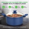 Nutrichef 54 Piece Professional Grade Complete Home Kitchen Cookware Set, Ceramic Non-Stick Bakeware, Pot and Pans Kit, Cool-Touch Handles, Safe for Gas, Electric, Induction Cooktops, Easy Clean