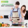 Nutrichef 54 Piece Professional Grade Complete Home Kitchen Cookware Set, Ceramic Non-Stick Bakeware, Pot and Pans Kit, Cool-Touch Handles, Safe for Gas, Electric, Induction Cooktops, Easy Clean