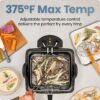 Chefman 4.5 Liter Deep Fryer w/Basket Strainer, XL Jumbo Size, Adjustable Temperature & Timer, Perfect for Fried Chicken, Shrimp, French Fries, Chips & More, Removable Oil-Container, Stainless Steel