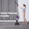 Eureka NEU182B PowerSpeed Bagless Upright Vacuum Cleaner, Purple | Upright Vacuum, 5-Height Brush Roll Adjust, 12.6" wide cleaning path, Pet Hair, Carpet & Hard Floor Cleaner,Purple