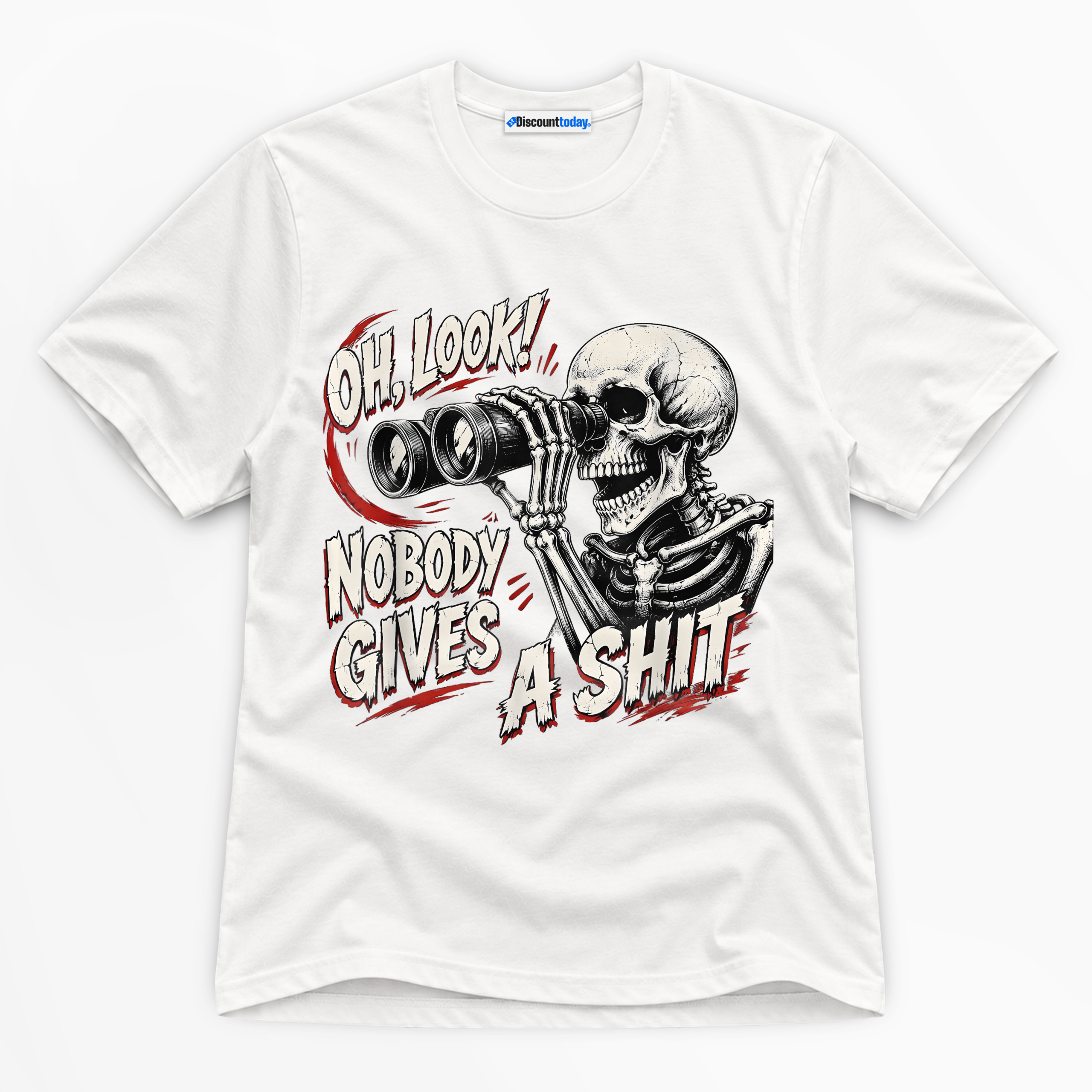 Oh Look Nobody Gives A Shit Premium Graphic T-Shirt - Halloween catona-0975-v1