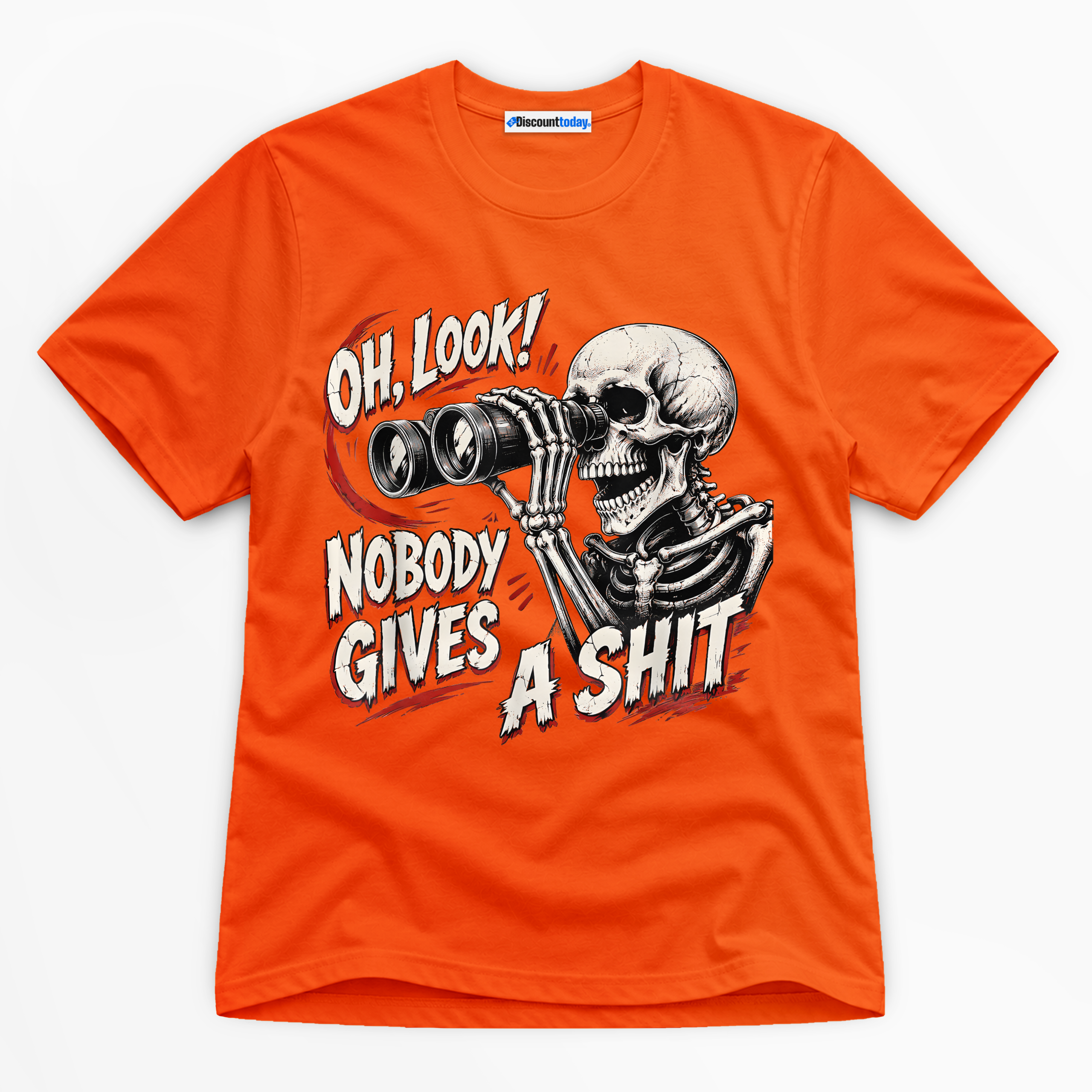 Oh Look Nobody Gives A Shit Premium Graphic T-Shirt - Halloween catona-0975-v3