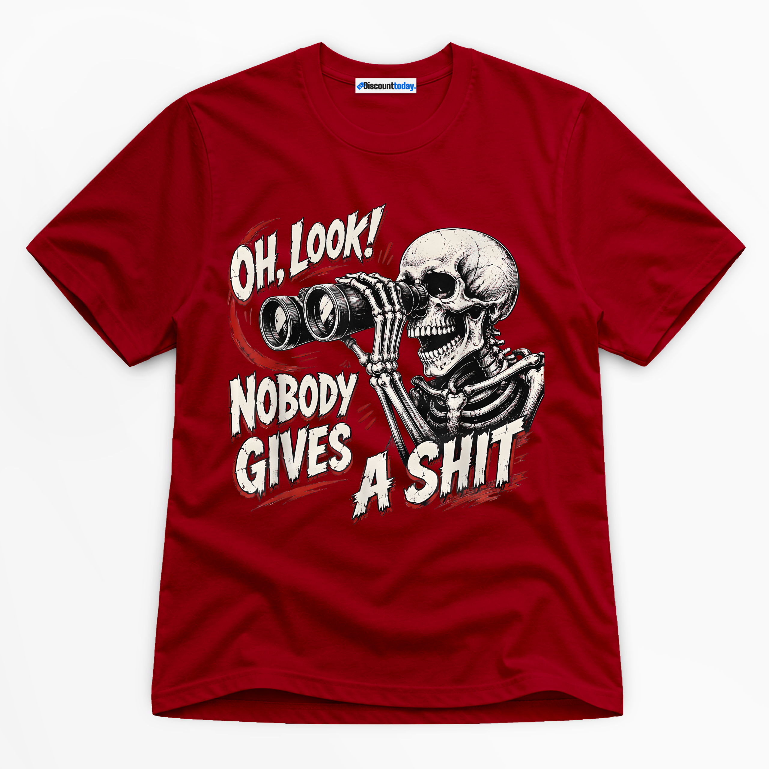 Oh Look Nobody Gives A Shit Premium Graphic T-Shirt - Halloween catona-0975-v4