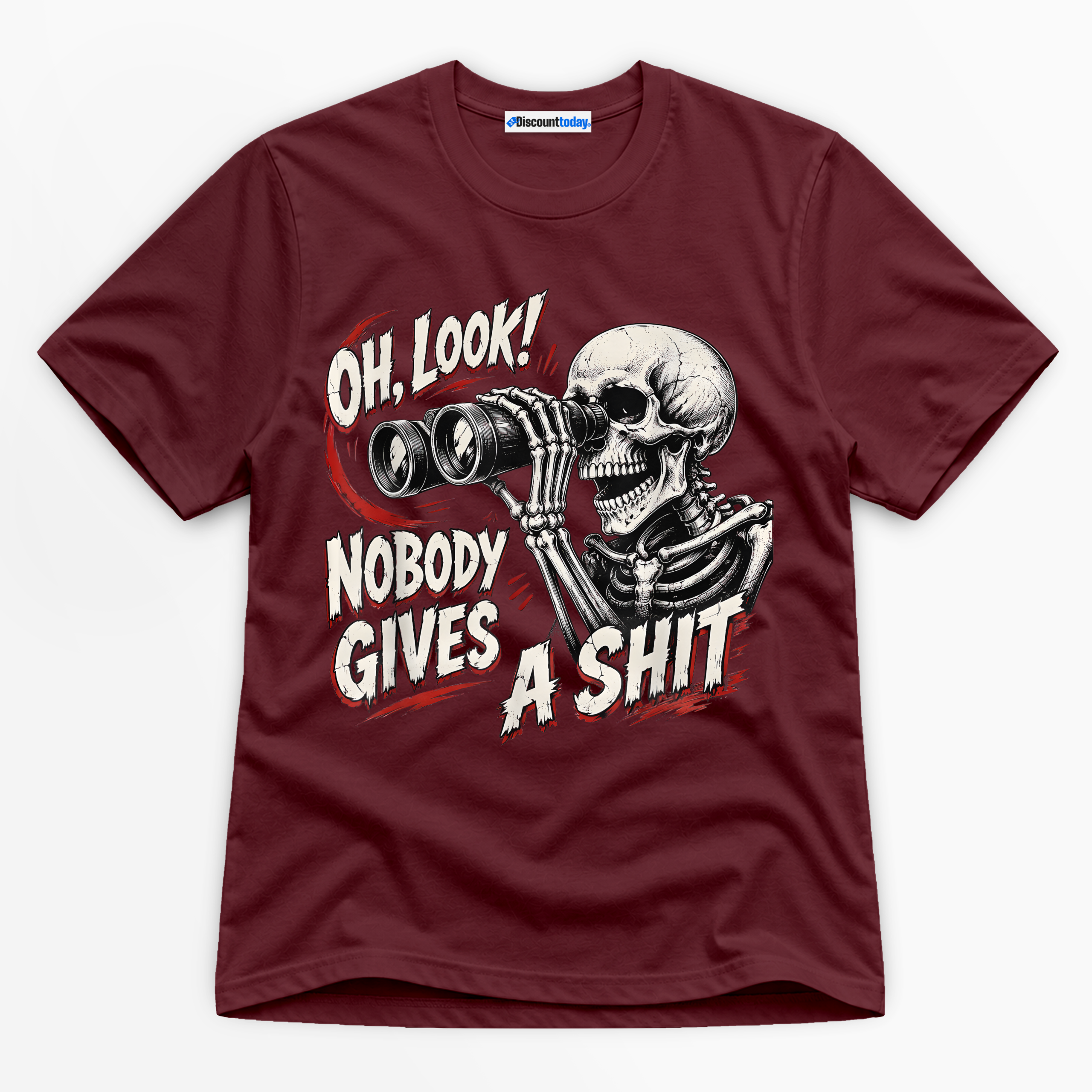 Oh Look Nobody Gives A Shit Premium Graphic T-Shirt - Halloween catona-0975-v5