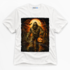 Halloween Mummy Bigfoot Premium Graphic T-Shirt - Halloween catona-0984-v1