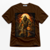 Halloween Mummy Bigfoot Premium Graphic T-Shirt - Halloween catona-0984-v6